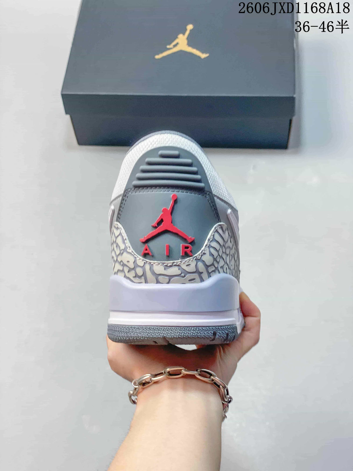 Jordan Legacy 312 Low-Top Sneakers in White and Grey