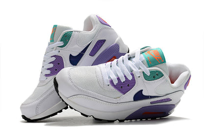 Nike Air Max 90 Women's White Purple Sneakers