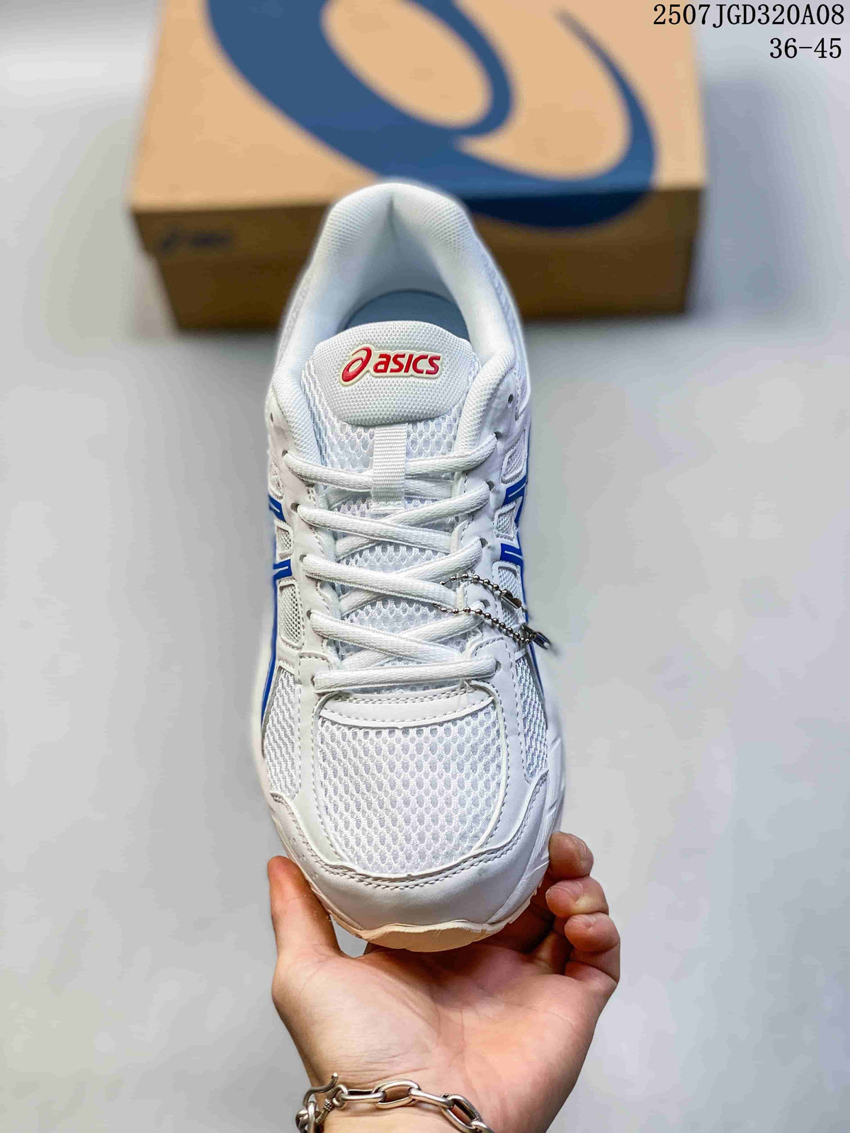 ASICS Gel-Contend 4 White and Blue Running Shoes