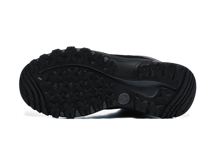 The North Face Waterproof Black Mid-Top Hiking Sneakers