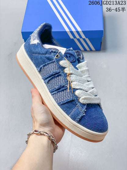 Adidas Campus 00s Denim Low-Top Sneakers, Blue