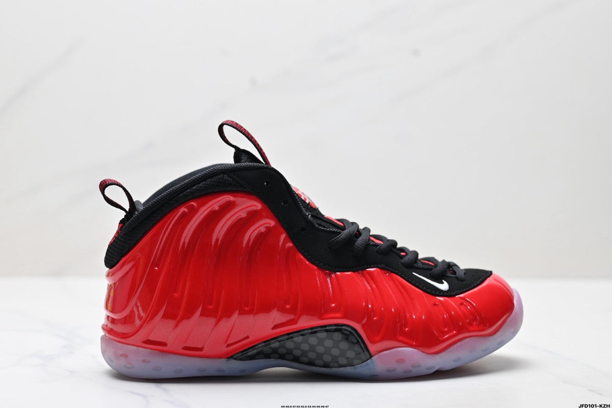 Nike Air Foamposite One Red and Black Basketball Sneakers