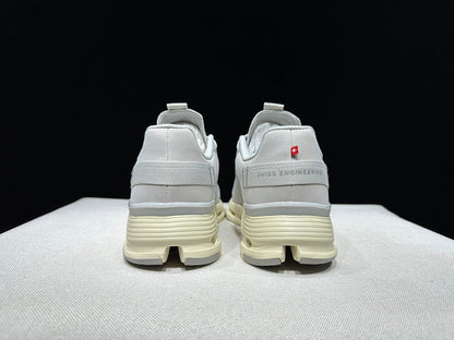 On Cloudnova Form 2 Sneakers, Gray and Cream