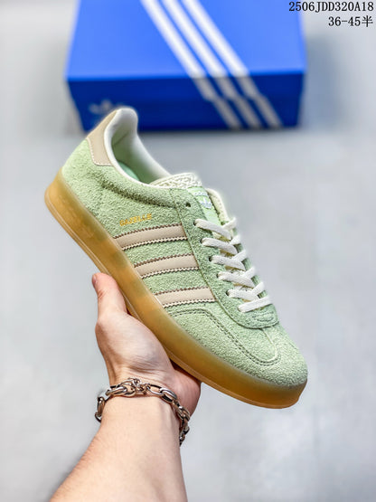 Adidas Gazelle Suede Sneakers with Gum Sole