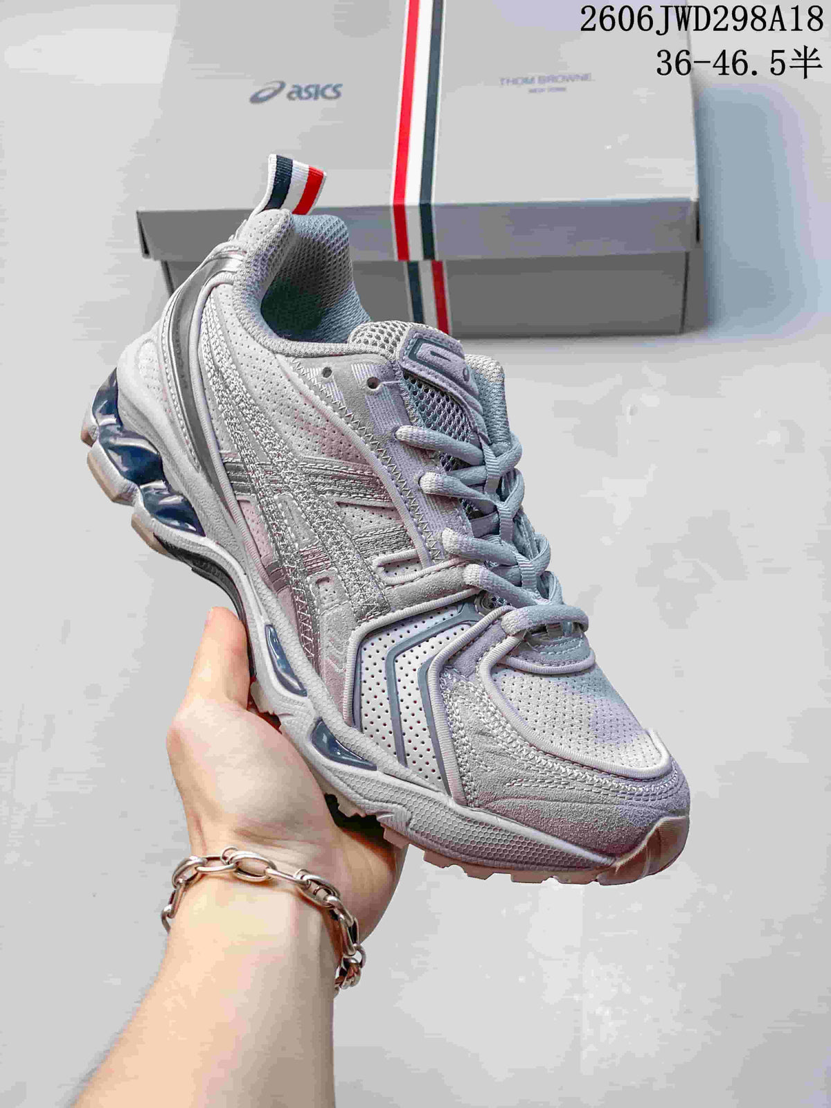 ASICS GT-2160 Silver Retro Running Sneakers