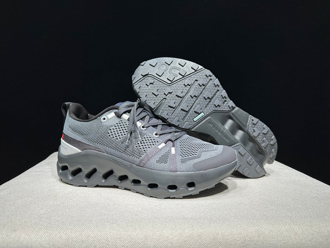 On Cloudsurfer Trail Sneakers, Dark Gray