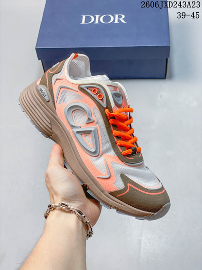Dior B30 Countdown Low-Top Sneakers in Mesh