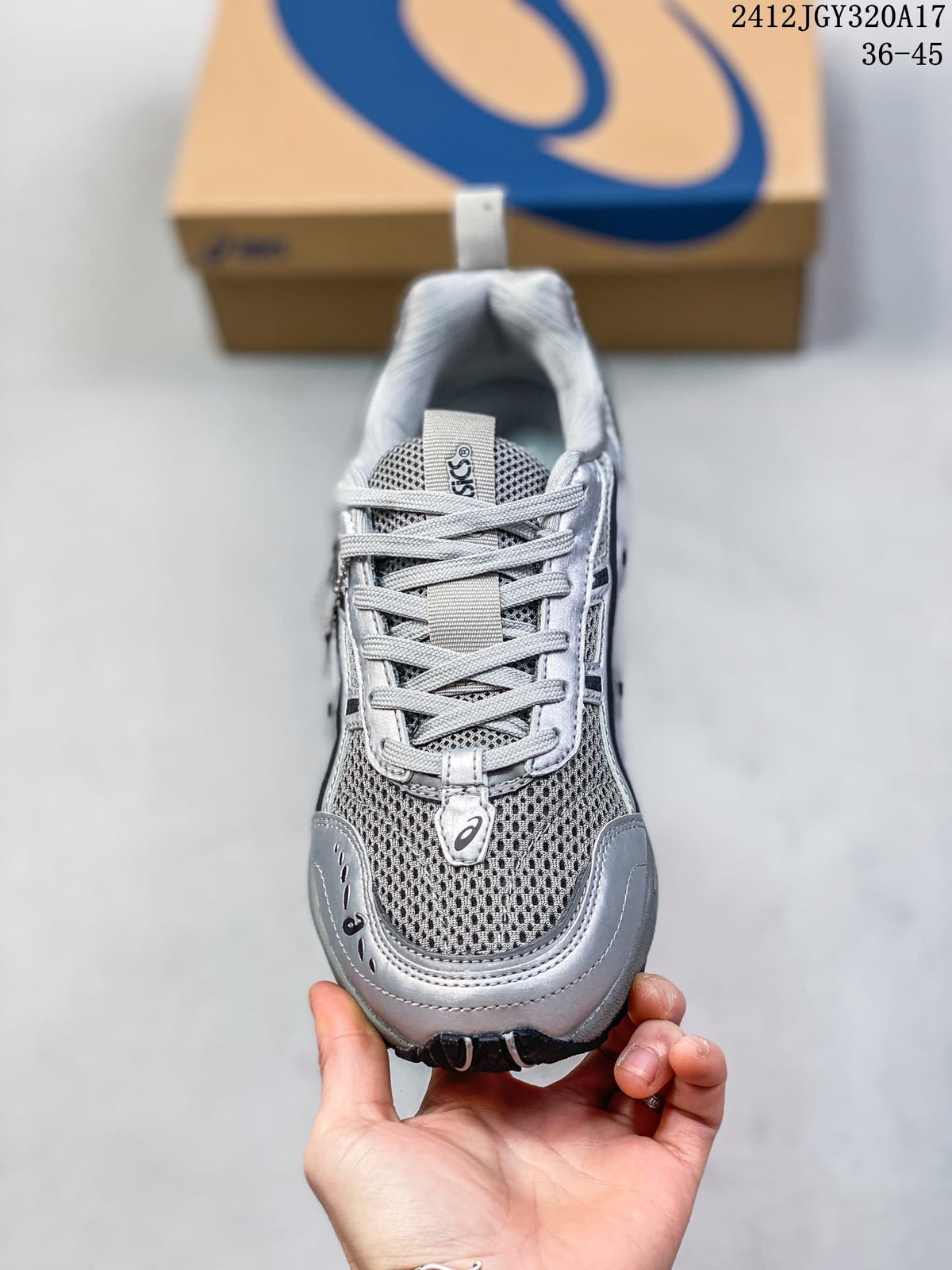 ASICS GEL-1090 Silver Running Sneakers