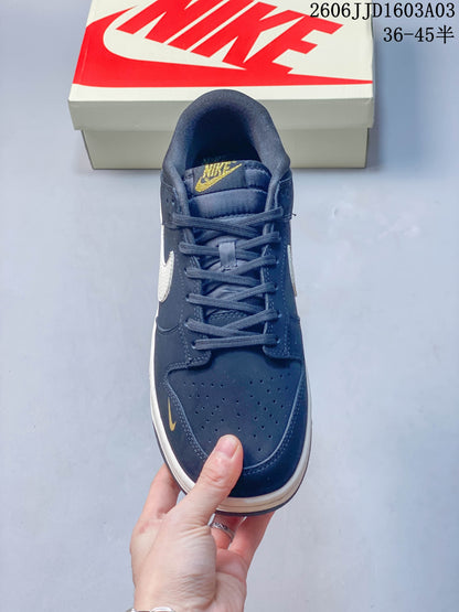 Nike SB Dunk Low Grateful Dead Navy and Cream Sneakers
