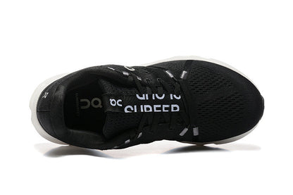 On Cloudsurfer Black White Running Sneakers