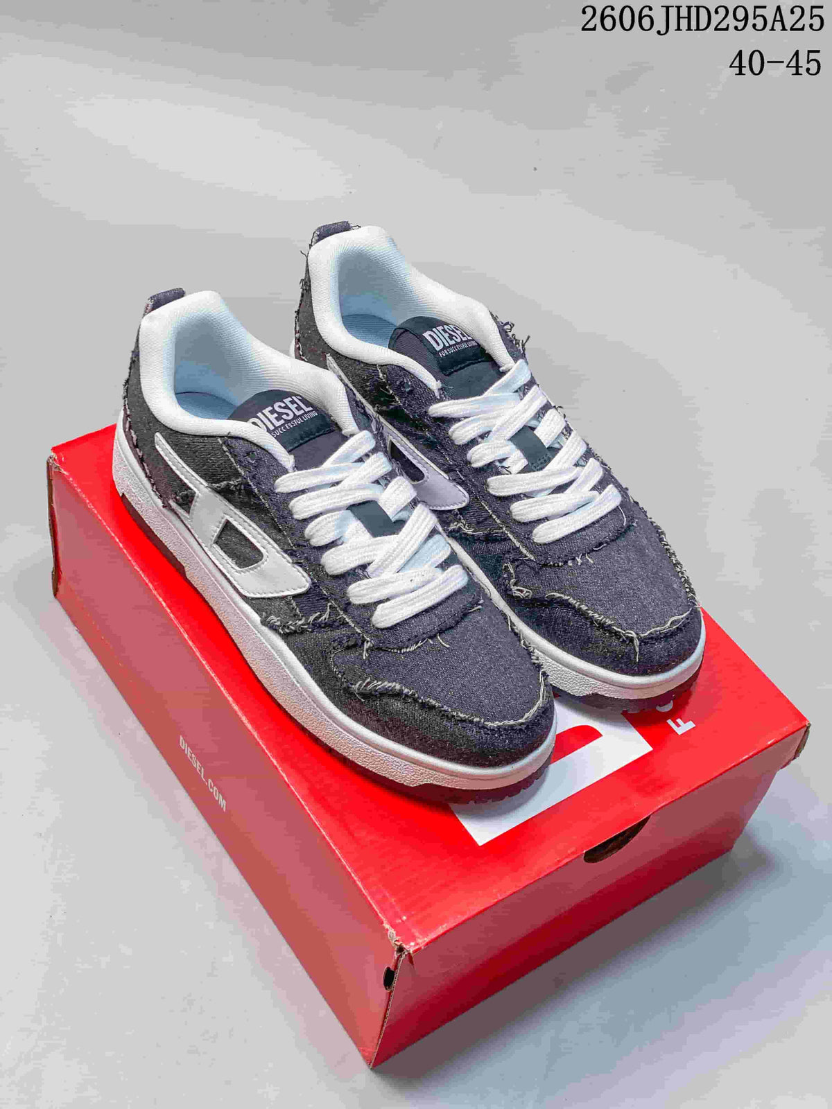 Diesel S-UKIYO V2 Low-Top Sneakers in Denim