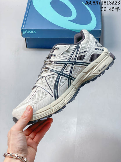 ASICS Gel-Kahana 8 Trail Running Shoes – Cream and Navy