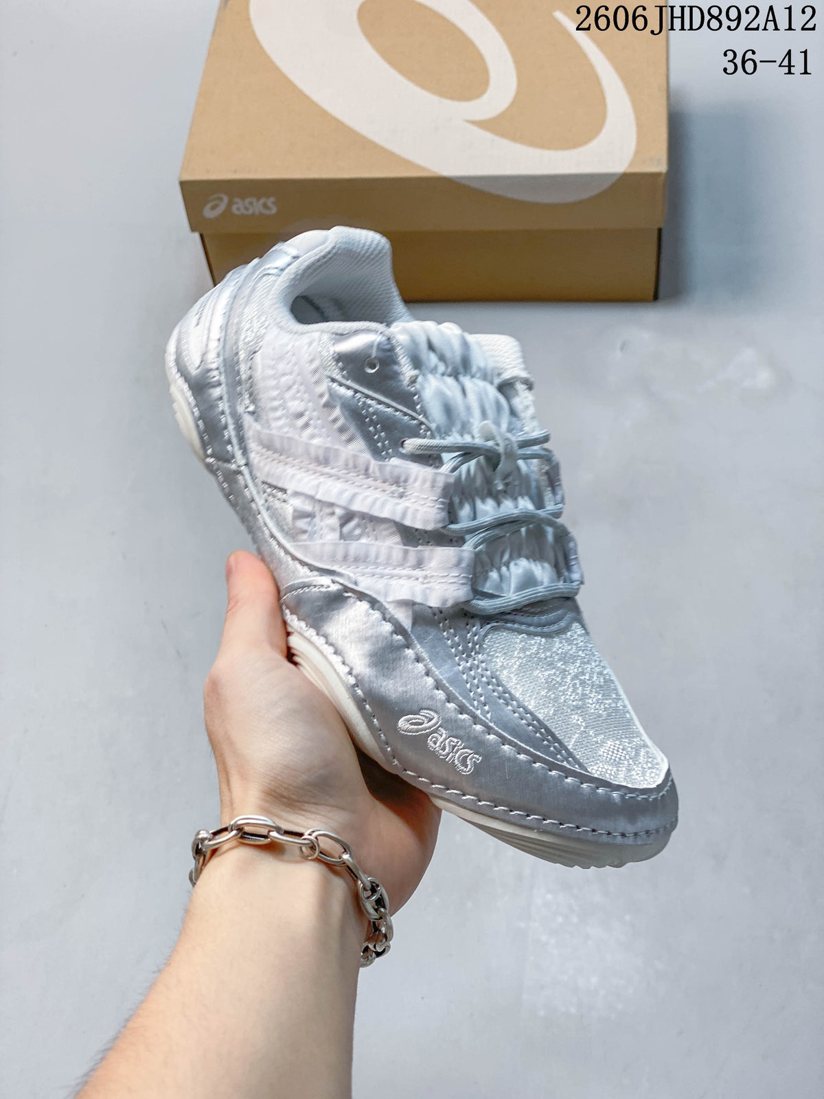 ASICS x empty behavior Hypersync Silver Low-Top Sneakers