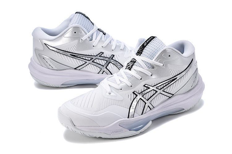 ASICS Sky Elite FF MT 3 White Silver Volleyball Shoes