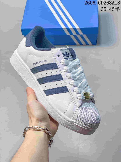 Adidas Originals Superstar Sneakers White Navy JI0079