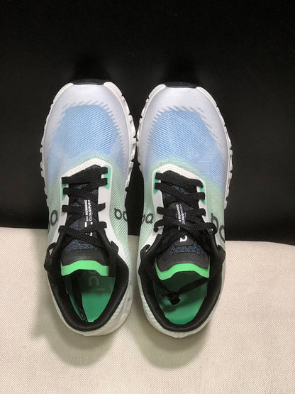 On Cloud 6 Push Sneakers in Green, Blue and Black