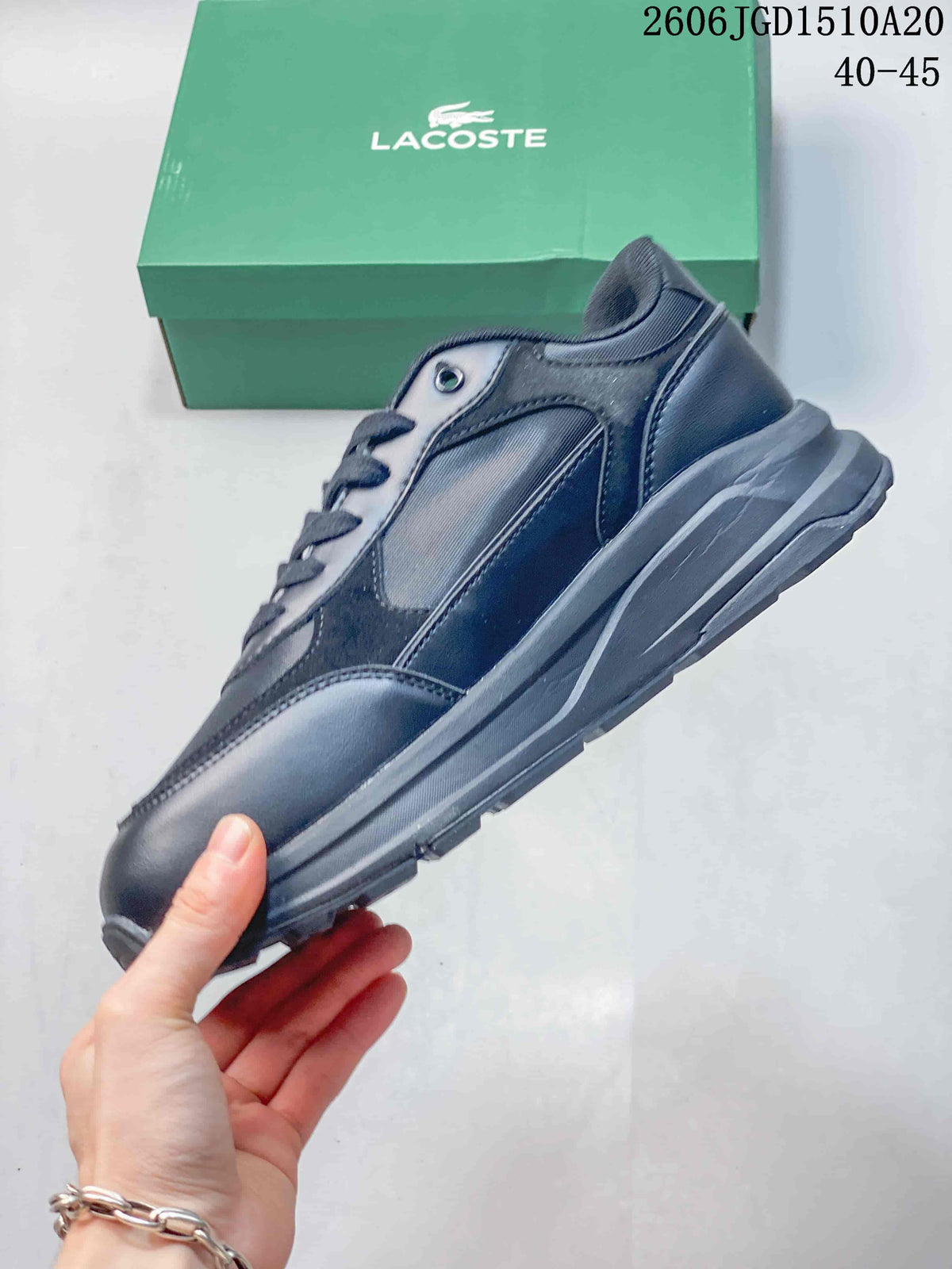 Lacoste 611140A Low-Top Casual Sneakers, Dark Navy