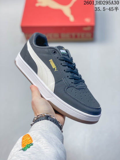 Puma Caven 2.0 Low-Top Sneakers, Gray and White, 395082