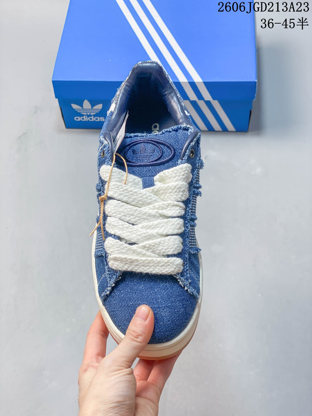 Adidas Campus 00s Denim Low-Top Sneakers, Blue