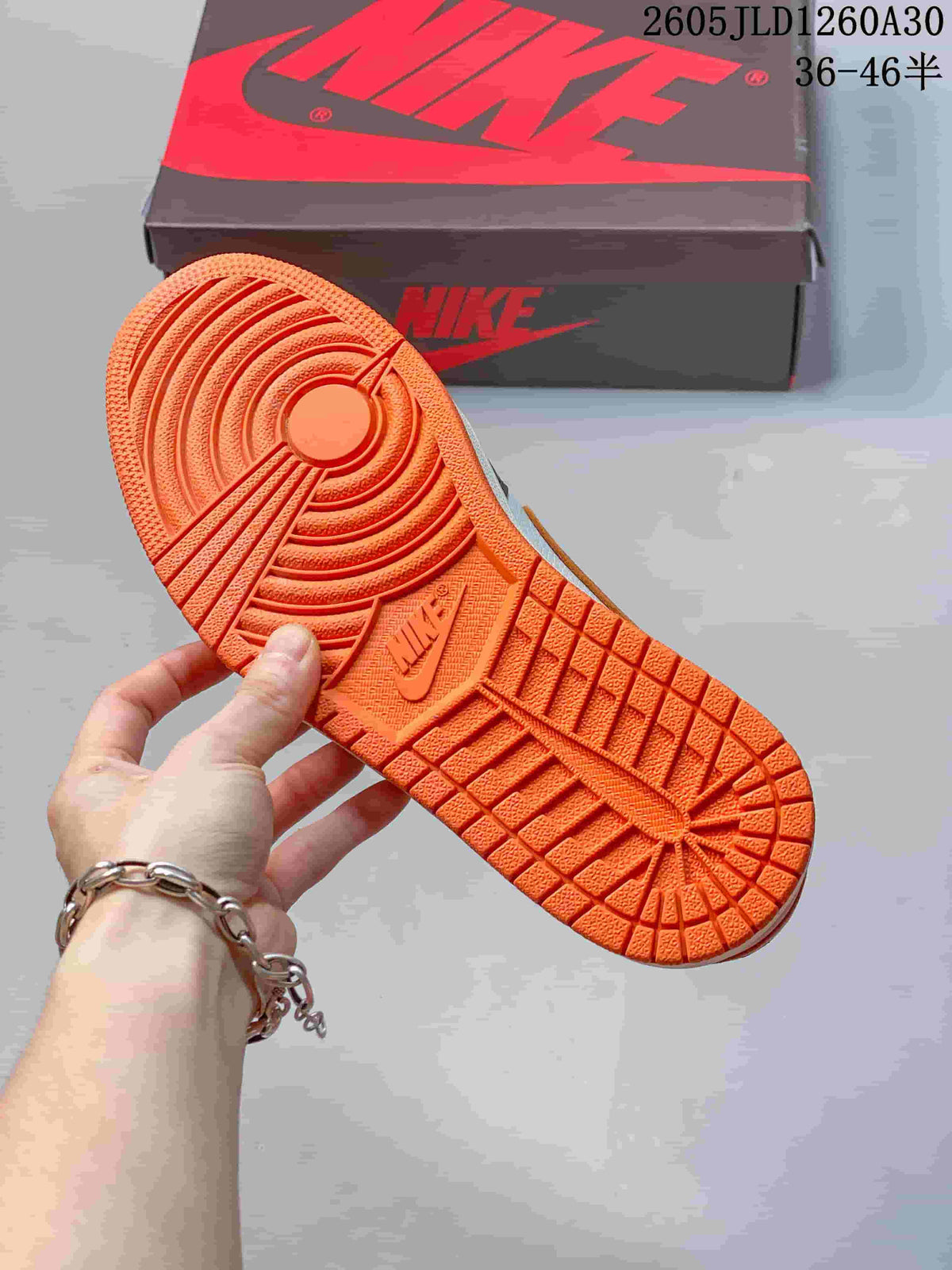 Jordan Air Jordan 1 Low Sneakers, Orange, White & Charcoal, CZ0790-005
