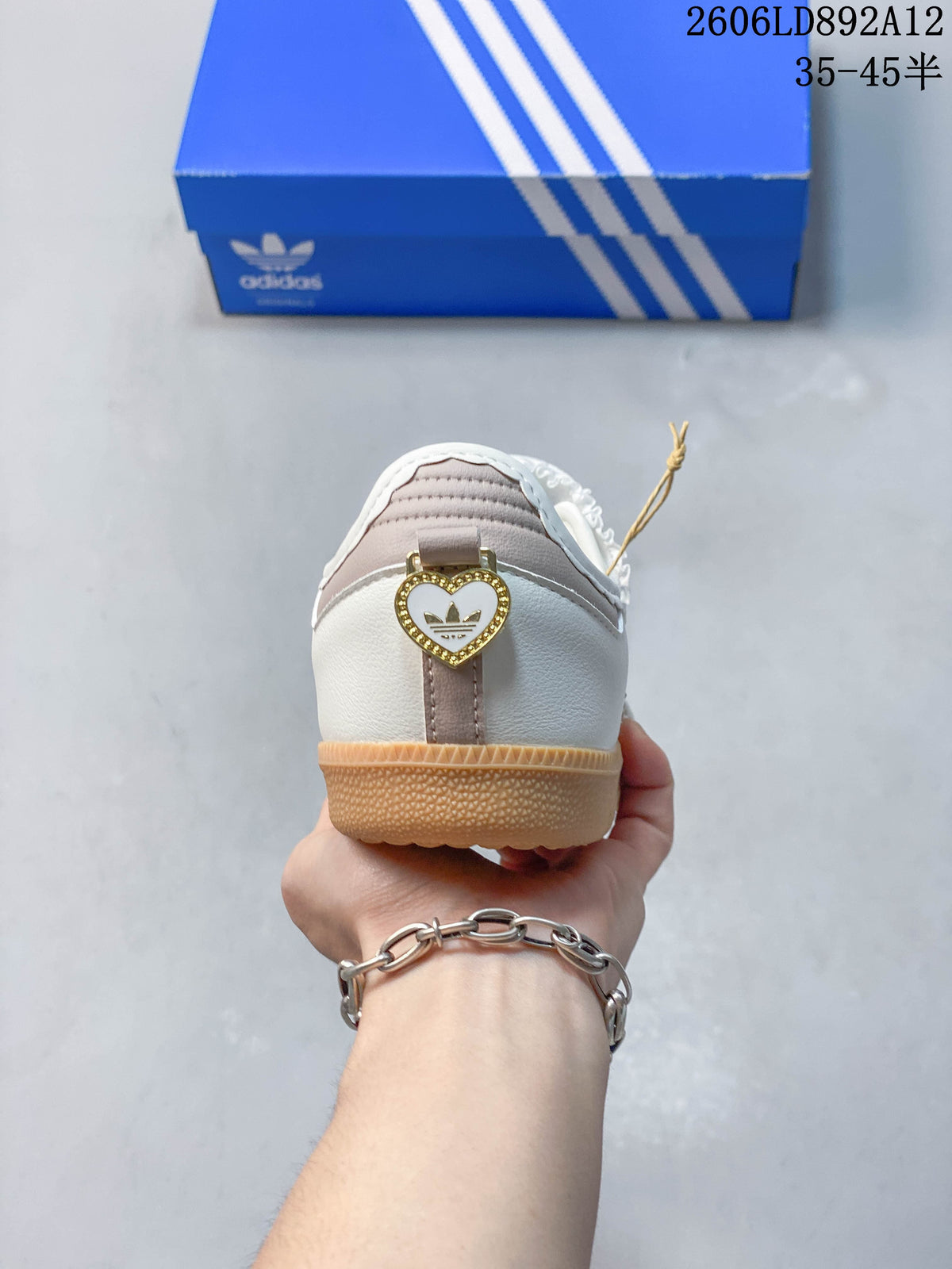 Adidas Samba Jane Mary Jane Sneakers White Beige