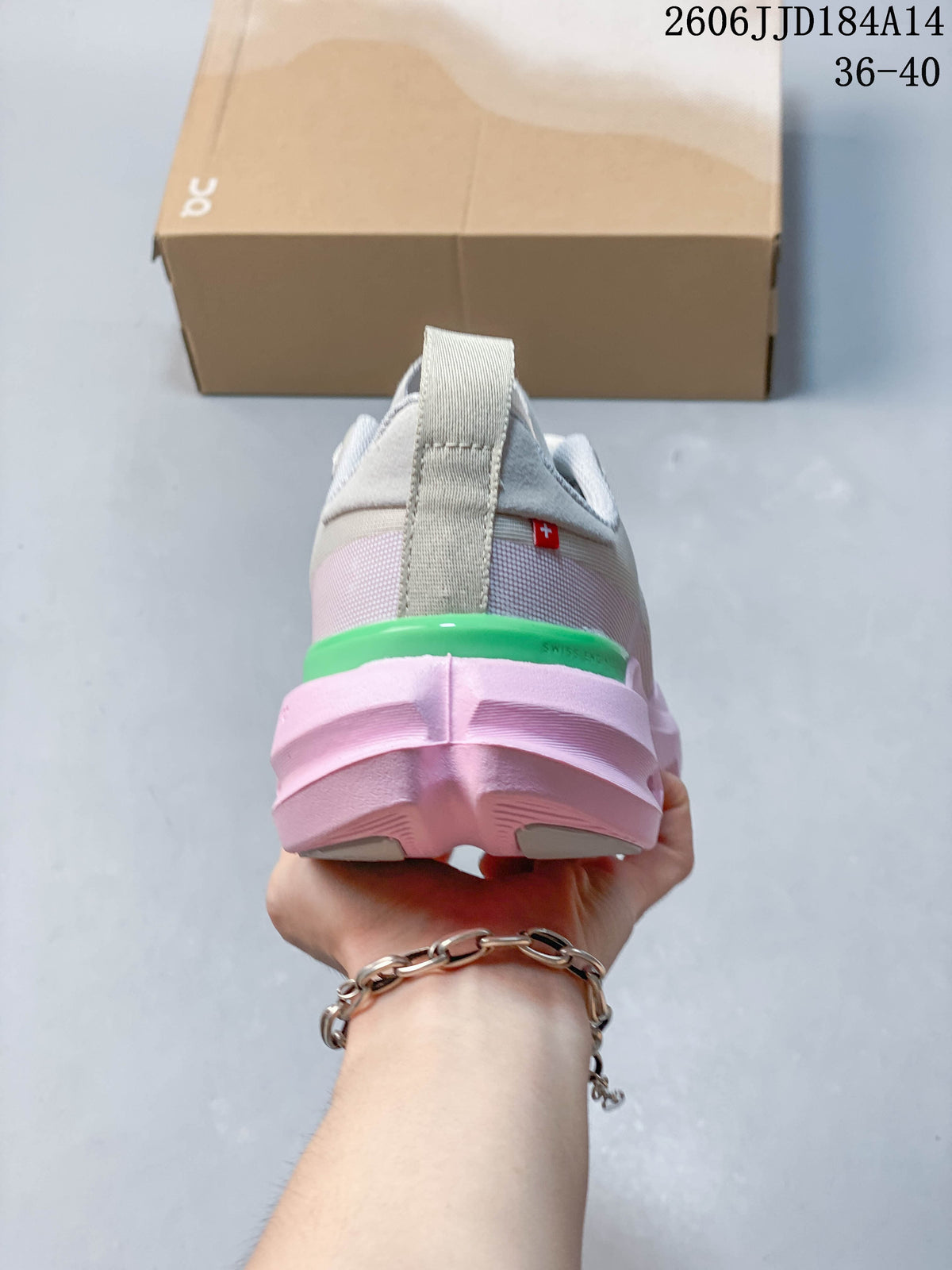 On Cloudpulse Next Women's Running Sneakers, Gray Pink