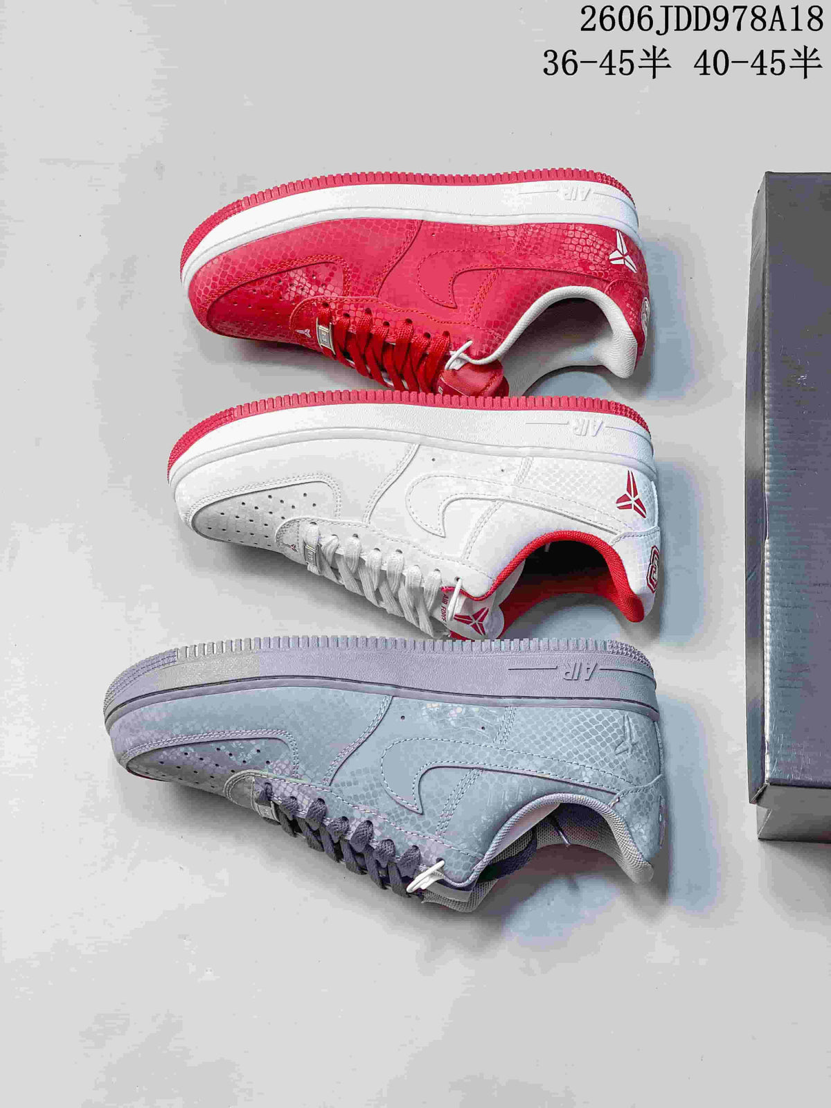 Nike Air Force 1 Low Snakeskin-Pattern Sneakers