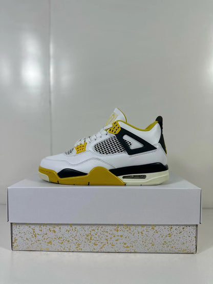 Jordan Air Jordan 4 Vivid Sulfur Sneakers White Yellow AQ9129-101