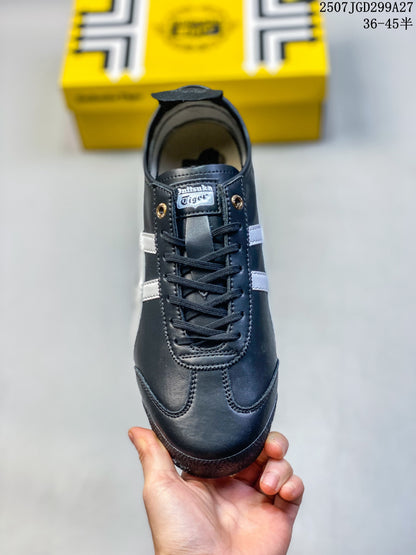 Onitsuka Tiger Mexico 66 SD Paraty Sneakers, Black and Silver