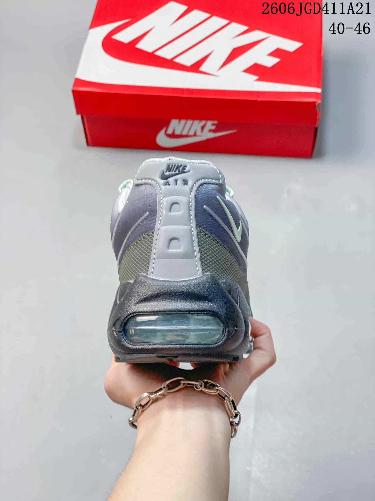 Nike Air Max 95 Sneakers in Grey and Green