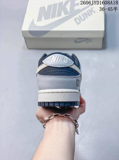 Nike SB Dunk Low Supreme Kith Navy and Grey Sneakers