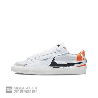 Nike Blazer Low 07 White Orange Black Sneakers
