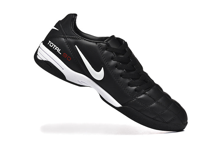Nike Total 90 Black and White Indoor Soccer Shoes