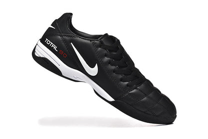 Nike Total 90 Black and White Indoor Soccer Shoes