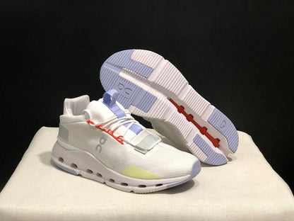 On Cloudnova 1 Sneakers White Glacier Grey