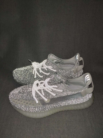 Yeezy Boost 350 V2 Gray Knit Sneakers