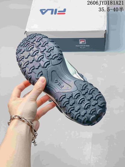 FILA Pebble Sandal Shoes White Gray 612510ASYWT
