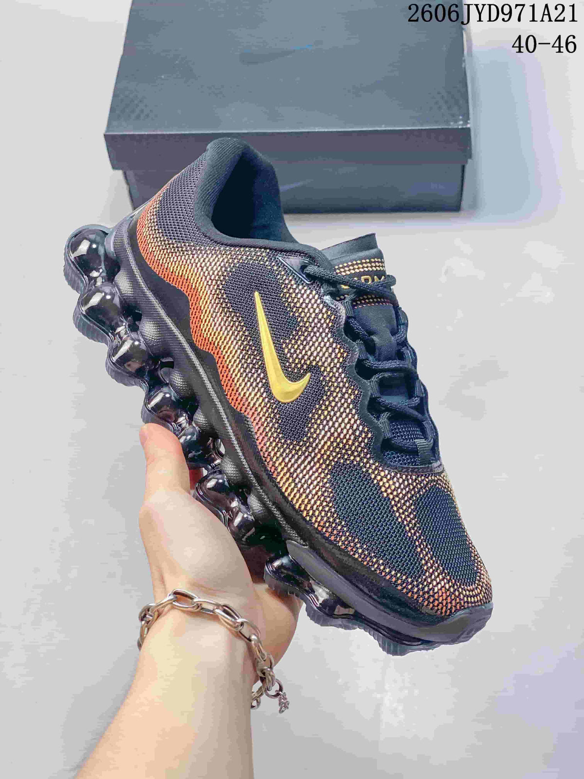 Nike Air Liquid Max Running Shoes in Navy, Red and Gold
