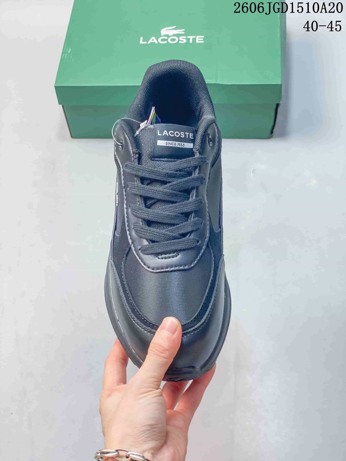 Lacoste 611140A Low-Top Casual Sneakers, Dark Navy