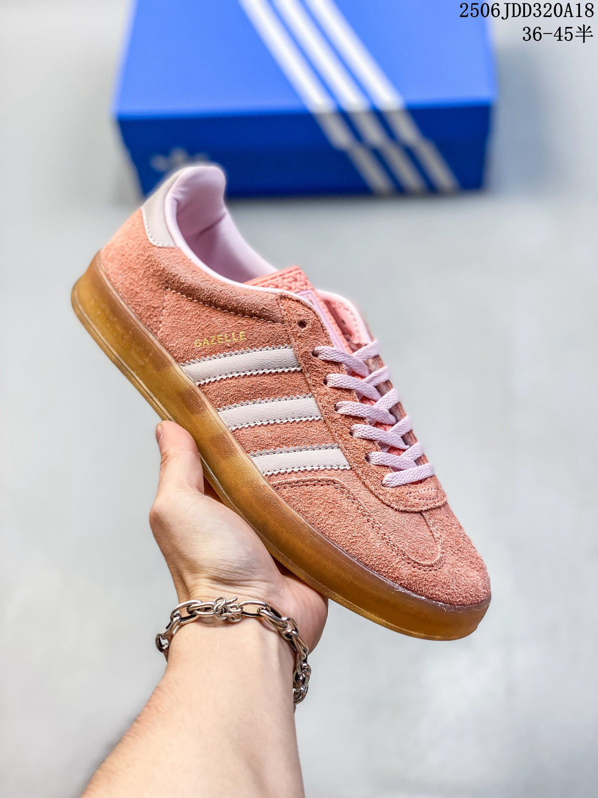 Adidas Gazelle Suede Sneakers with Gum Sole