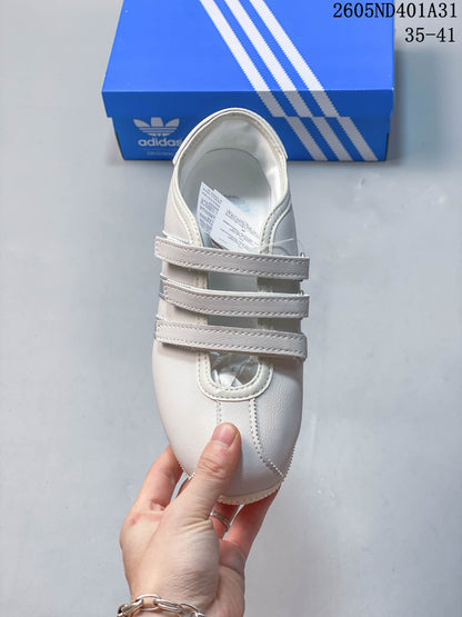 Adidas Samba Vegan OG Low-Top Sneakers, White and Silver