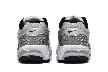 Nike Silver and Black Mesh Sneakers