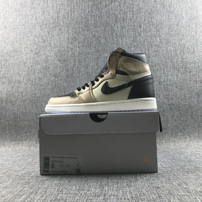 Side view of one sneaker displayed on its shoebox.