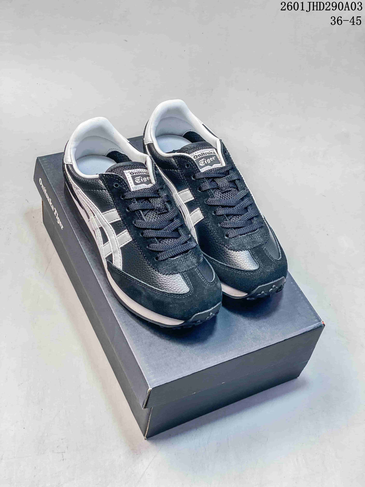 Onitsuka Tiger EDR 78 Retro Sneakers in Navy and Silver