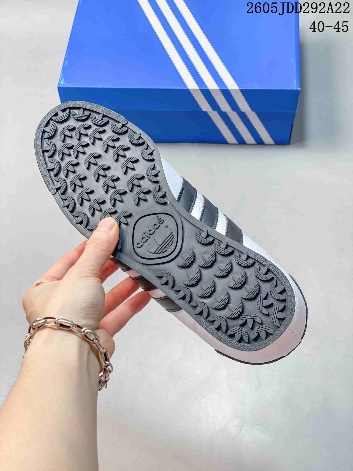 Adidas Samoa Low-Top Sneakers White and Black