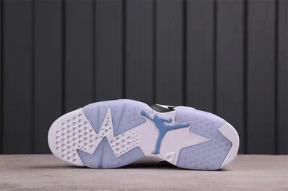 Bottom view showing the translucent outsole, contrasting traction sections, and Jumpman outsole design.