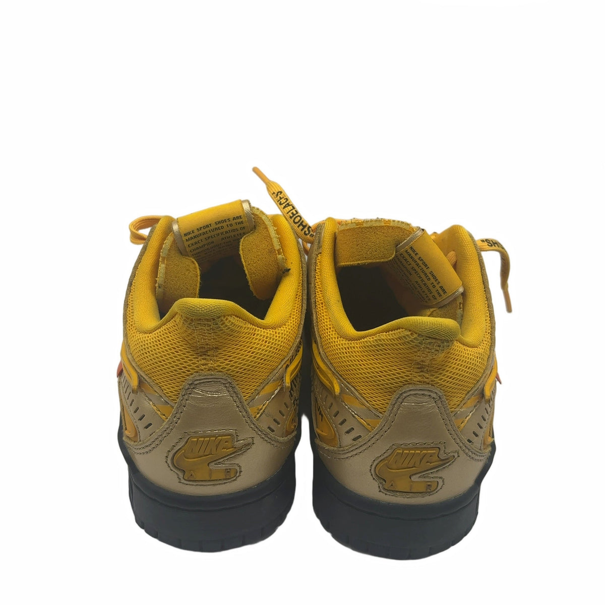 Nike Air Rubber Dunk Off-White University Gold