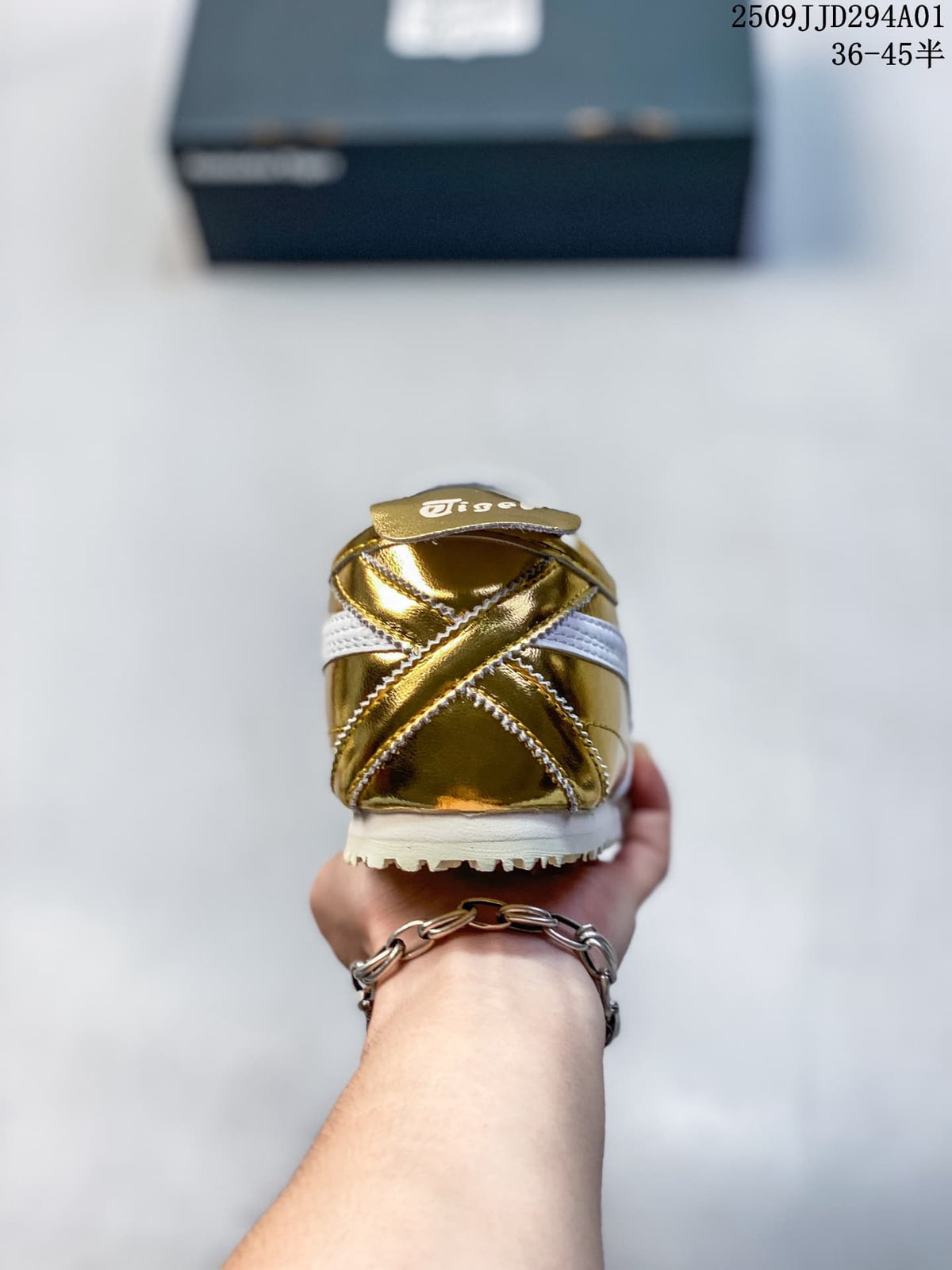 Onitsuka Tiger Mexico 66 Gold Sneakers