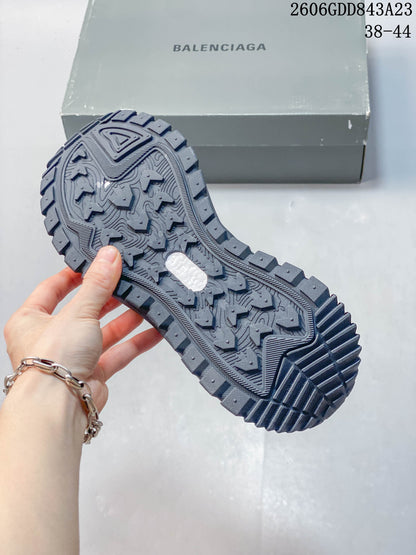 Balenciaga Gray Layered Sole Casual Running Sneakers