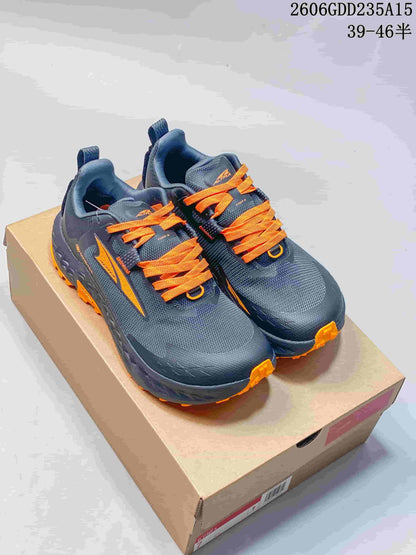 Altra Timp 5 GTX Trail Running Shoes, Gray and Orange